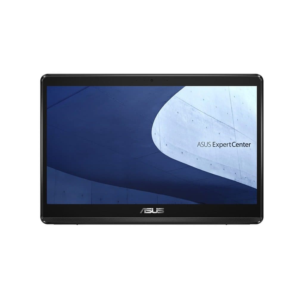 ASUS ExpertCenter E1 AiO (E1600) : 15.6-inch Touch screen FHD (1920 x 1080), Intel Celeron N4500 Processor, Intel UHD Graphics, 4GB DDR4, 256GB M.2 NVMe, 720p HD camera, Built-in speakers, AI Recovery, Non-preinstalled OS | 90PT0391-M012K0