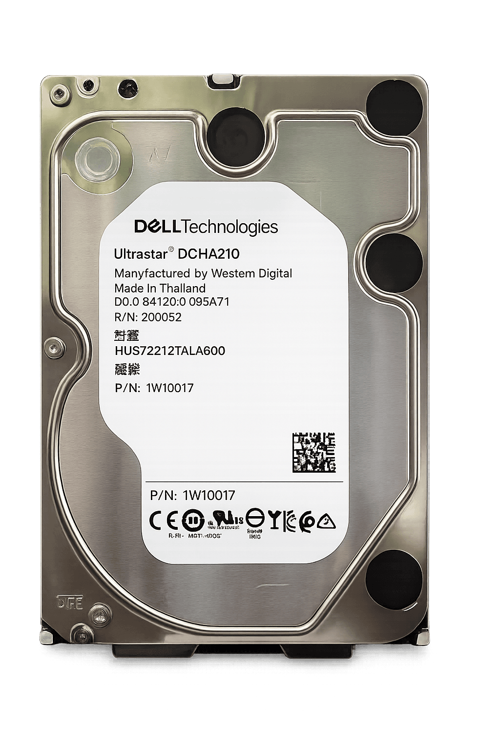 Dell Technologies Ultrastar DC HA210 2TB 7.2K RPM SATA 6Gb/s 3.5" Enterprise Hard Drive, Western Digital HUS722T2TALA600 | P/N 1W10017 – Buy Online