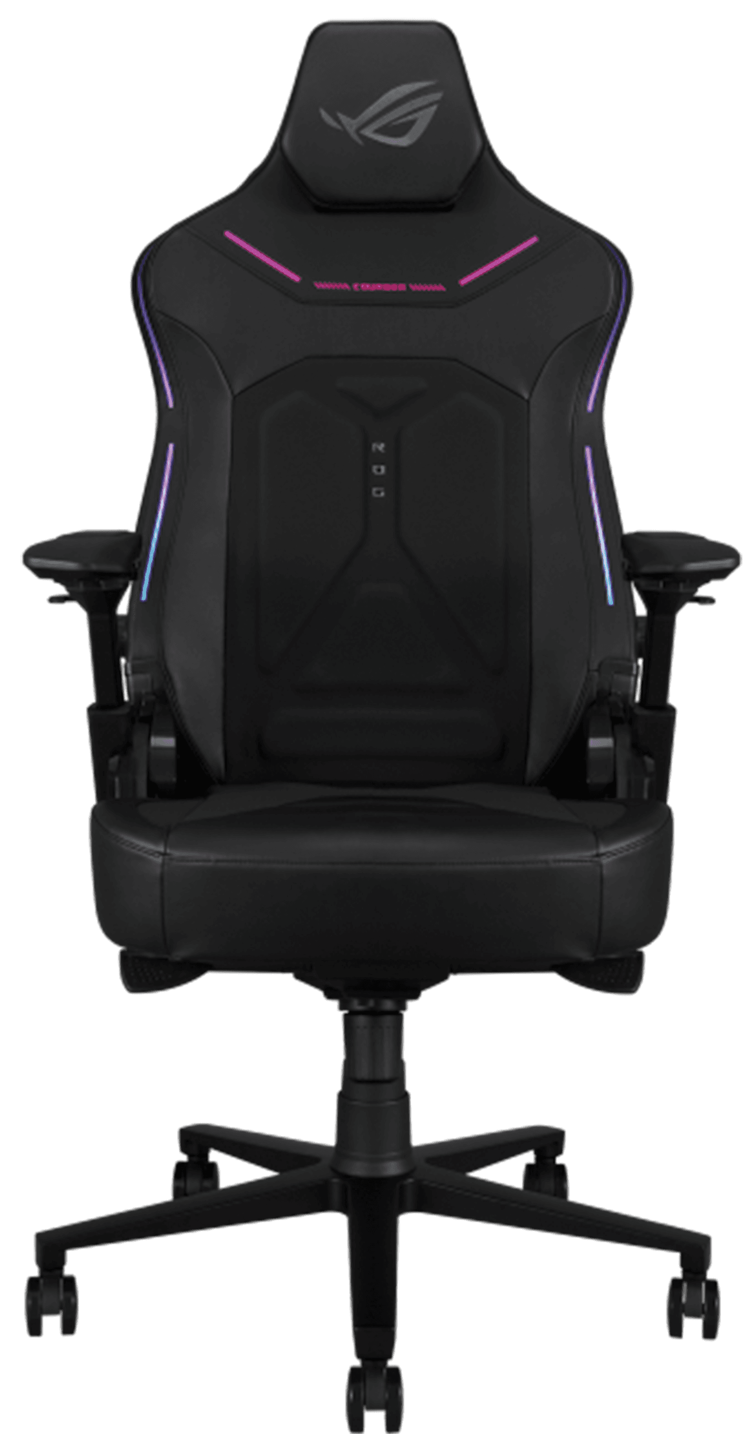 ASUS ROG Courser Gaming Chair with Aura RGB Lighting, 4D Armrests, Magnetic Headrest, Dynamic Recline, Black | 90GC01S0-MSG010 – Buy Online