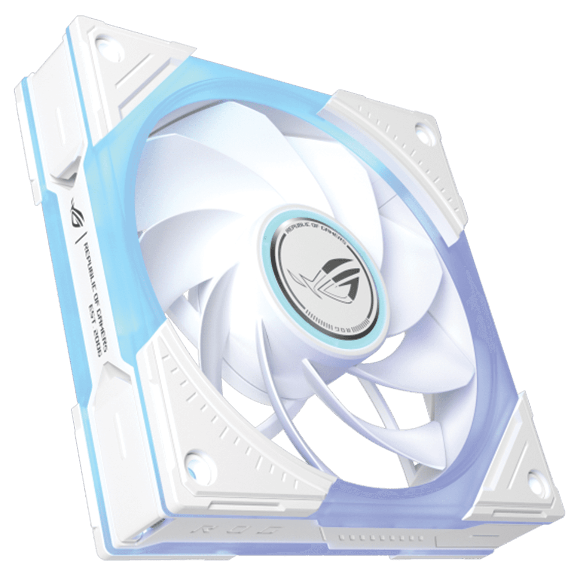 ASUS ROG Eurux GR120 ARGB Reverse Blade120mm Gaming Single Case Fan, 2600 RPM, 85 CFM Airflow, 32 dB(A), PWM, White | 90DA00K3-B09000 – Buy Online
