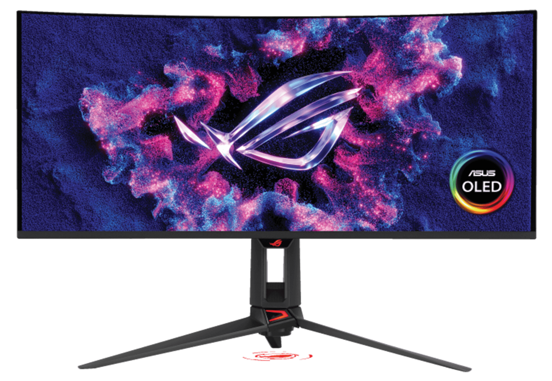 ASUS ROG Swift OLED PG34WCDN 34-inch Gaming Monitor, Tandem RGB QD-OLED with BlackShield film, 360Hz refresh rate, 0.03ms (GTG), G-SYNC compatibility, custom heatsink, OLED Care Pro, Neo Proximity Sensor, VESA DisplayHDR 500 True Black, DisplayPort 2.1a (80Gbps), HDMI 2.1, and USB-C (90W PD) | 90LM0CU0-B01971 – Buy Online