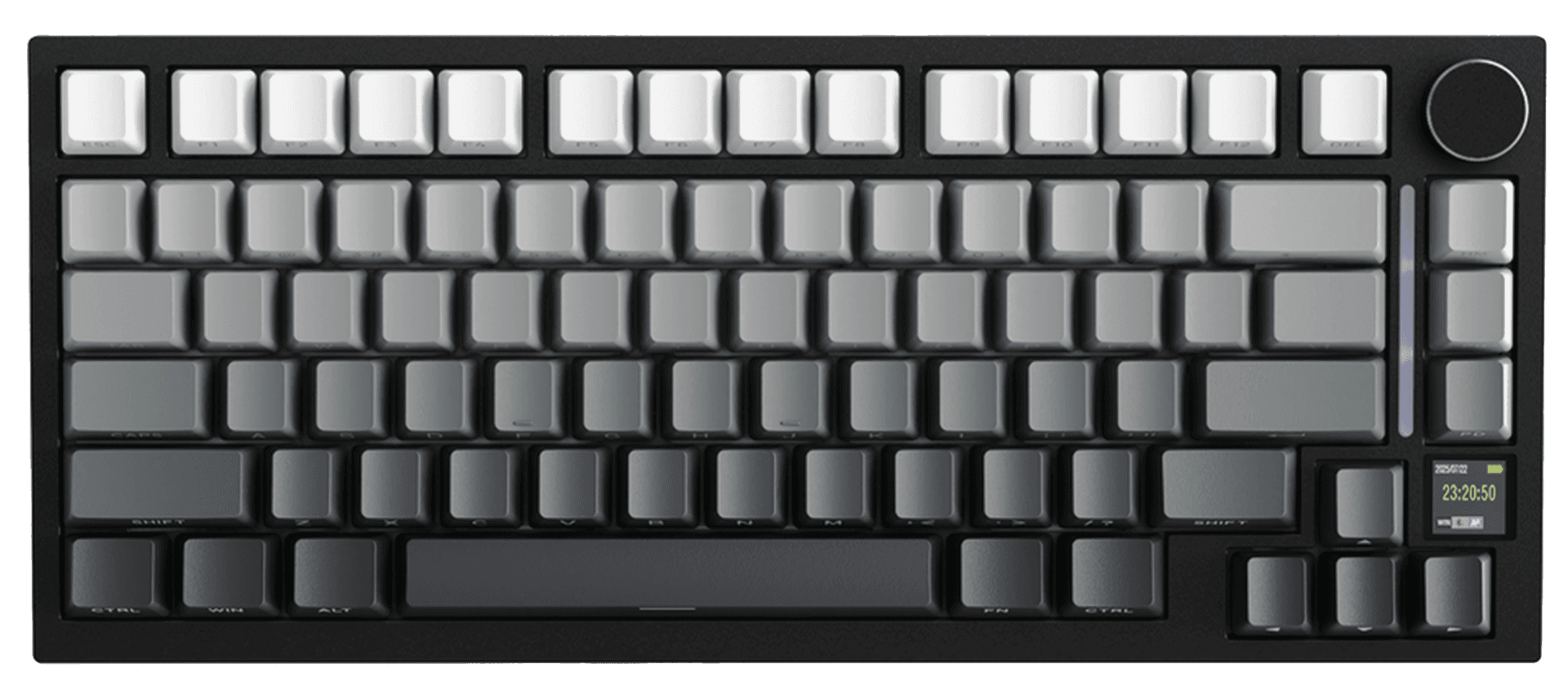 Attack Shark X820 Ultra 80-Key 75% Wireless Mechanical Gaming Keyboard, Moon Night Shark Switch, Tri-Mode BT/2.4G/Wired, RGB Backlit, Compact 75% Layout, Black Gradient | X820 Ultra – Buy Online