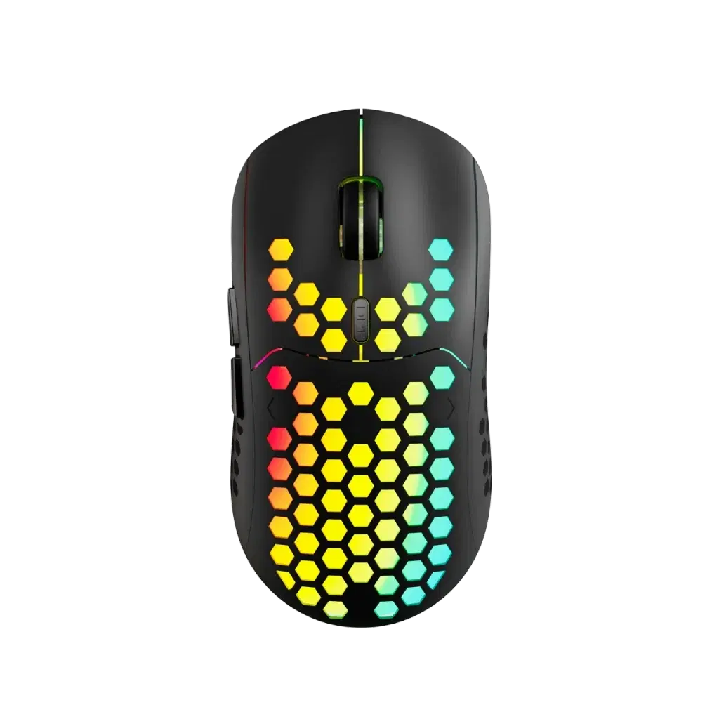 CANYON Haster GMW-18 80g Lightweight Wireless Gaming Mouse, Rainbow Backlight, High-Precision Optical Sensor, Black | CND-SGMW18 – Buy Online