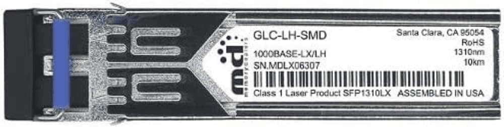 Cisco GLC-LH-SMD 1PGLC-LH-SMD= 1Gbps Single-Mode GBIC SFP Transceiver Module, 1310nm Long-Haul, Digital Optical Monitoring, LC Connector, Enterprise Fiber Network Module | 30-1299-03 – Buy Online