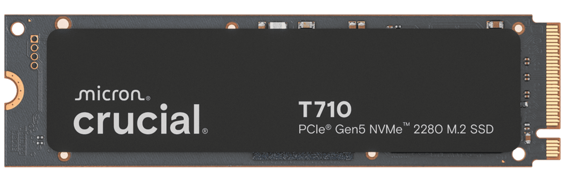 Crucial T710 4TB PCIe Gen5 NVMe M.2 2280 Internal Solid State Drive, Up to 14,500 MB/s, Non-Heatsink | CT4000T710SSD8 – Buy Online