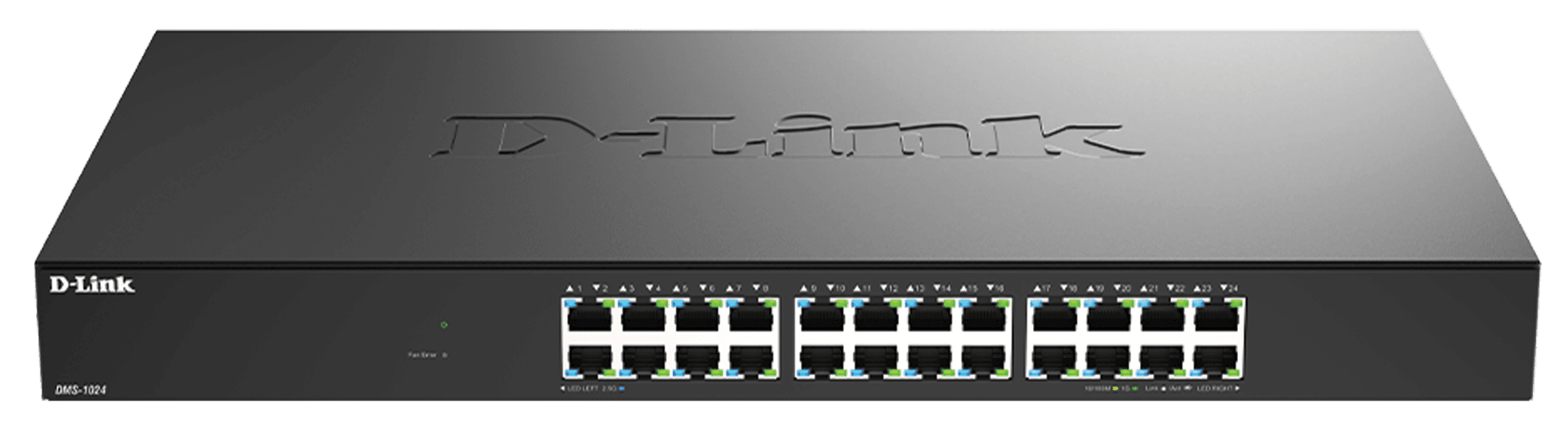 D-Link DMS-1024 24-Port Multi-Gigabit Unmanaged Switch, 2.5Gbps, Fanless Silent Design | DMS-1024 – Buy Online