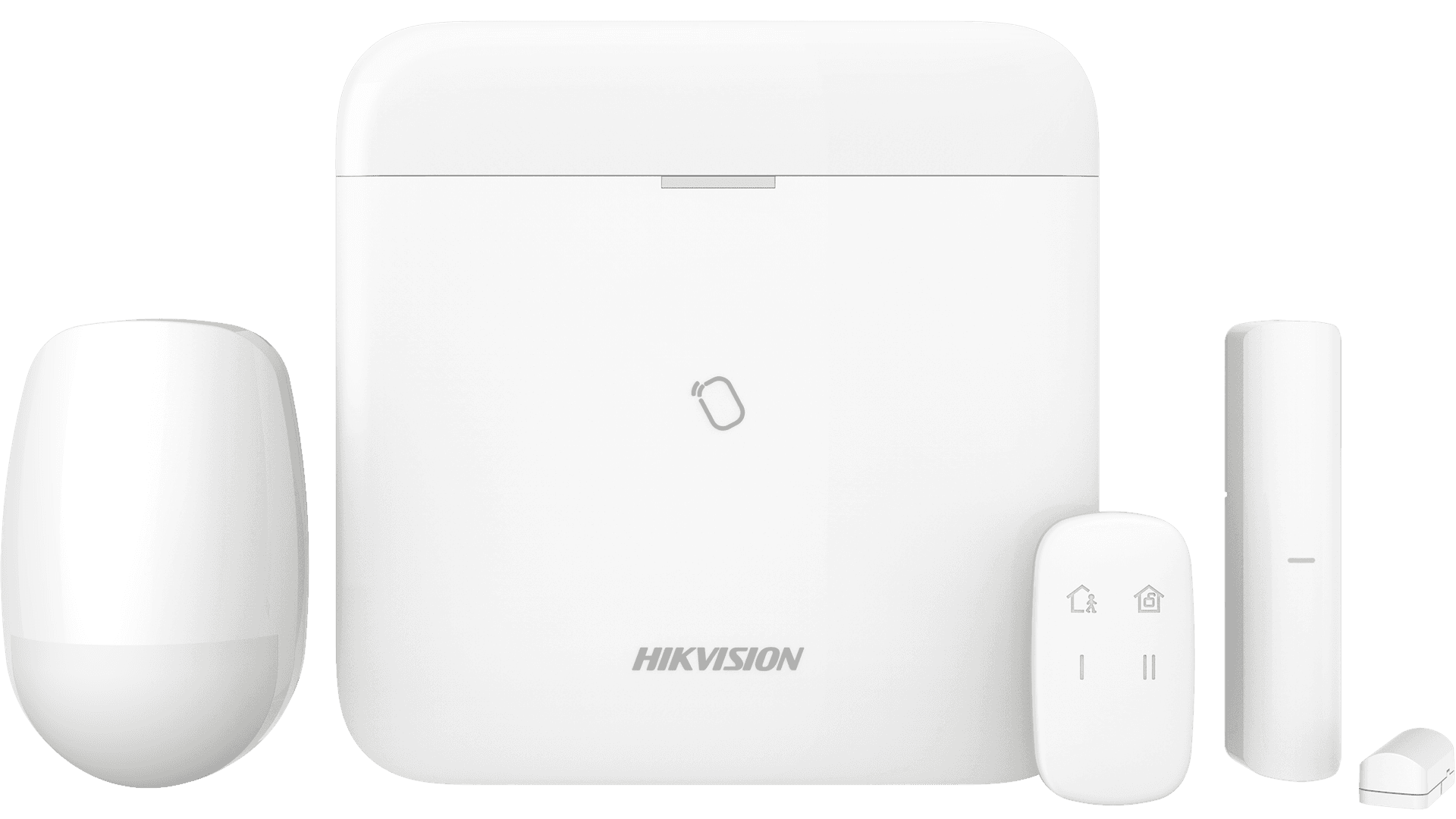Hikvision AX PRO 96-Zone Wireless Security Alarm Kit (868MHz) – DS-PWA96-Kit-WE, Includes Hub, PIR, Door Contact & Keyfob | DS-PWA96-Kit-WE – Buy Online