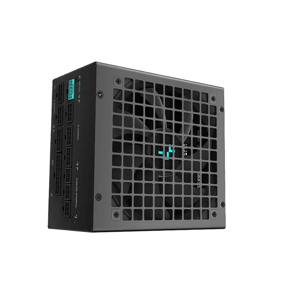 DeepCool PQ1200G 1200W 80 PLUS Gold Fully Modular Power Supply, ATX 3.1, PCIe 5.1 Ready, Native 12V-2x6, Individual Sleeved Cables, Black | R-PQC00G-FD1B-JGUK-V1 – Buy Online