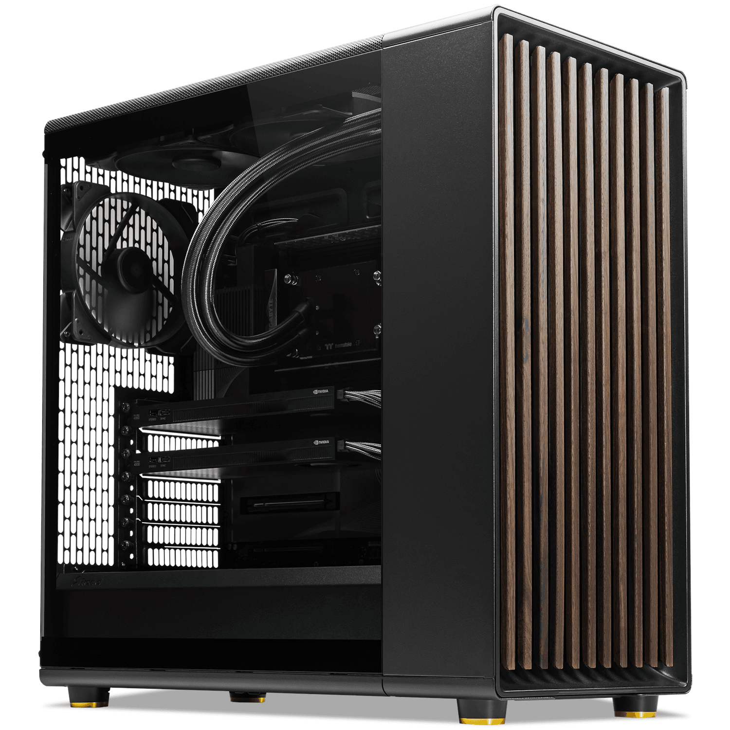 Dual-GPU AI Supercomputer, AMD Threadripper 9980X, Dual NVIDIA RTX PRO 4000 Blackwell 48GB VRAM, 384GB DDR5 ECC, 4TB Gen5 SSD, Pro WS 3000W – Buy Online