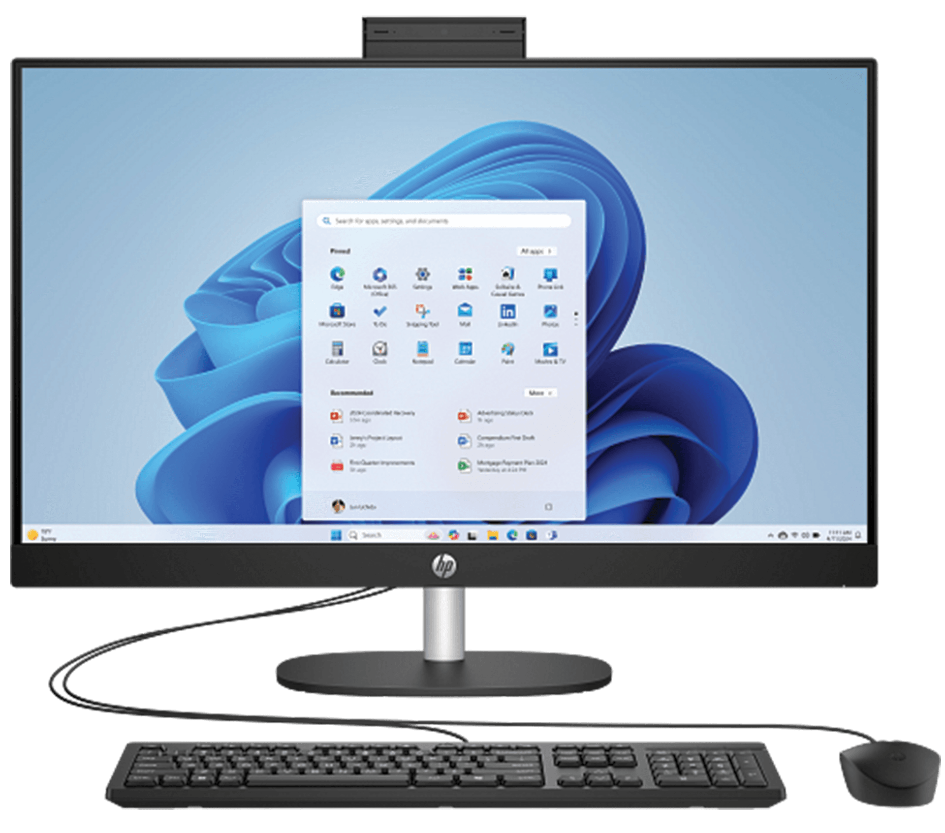 HP All-in-One 27-CR2038NH 27" Touch Screen Desktop, Intel Core Ultra 7 255U, 8GB RAM, 512GB SSD, DOS, Wired K&M Black | D30C1EA#BH5 – Buy Online