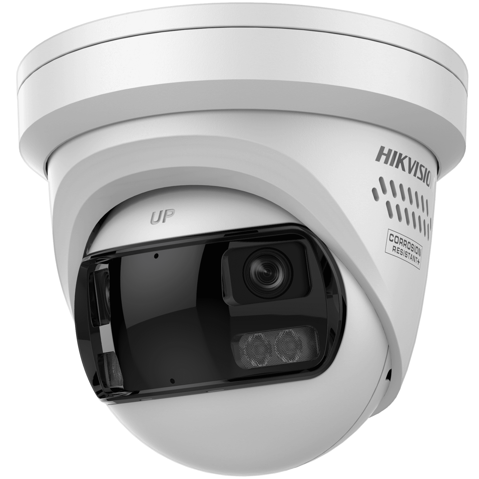 Hikvision DS-2CD23127G3P-LIS2UY/SL 12MP 180° Panoramic Smart Hybrid Light Network Camera, ColorVu, Dual Lens, Active Strobe & Siren | DS-2CD23127G3P-LIS2UY/SL – Buy Online