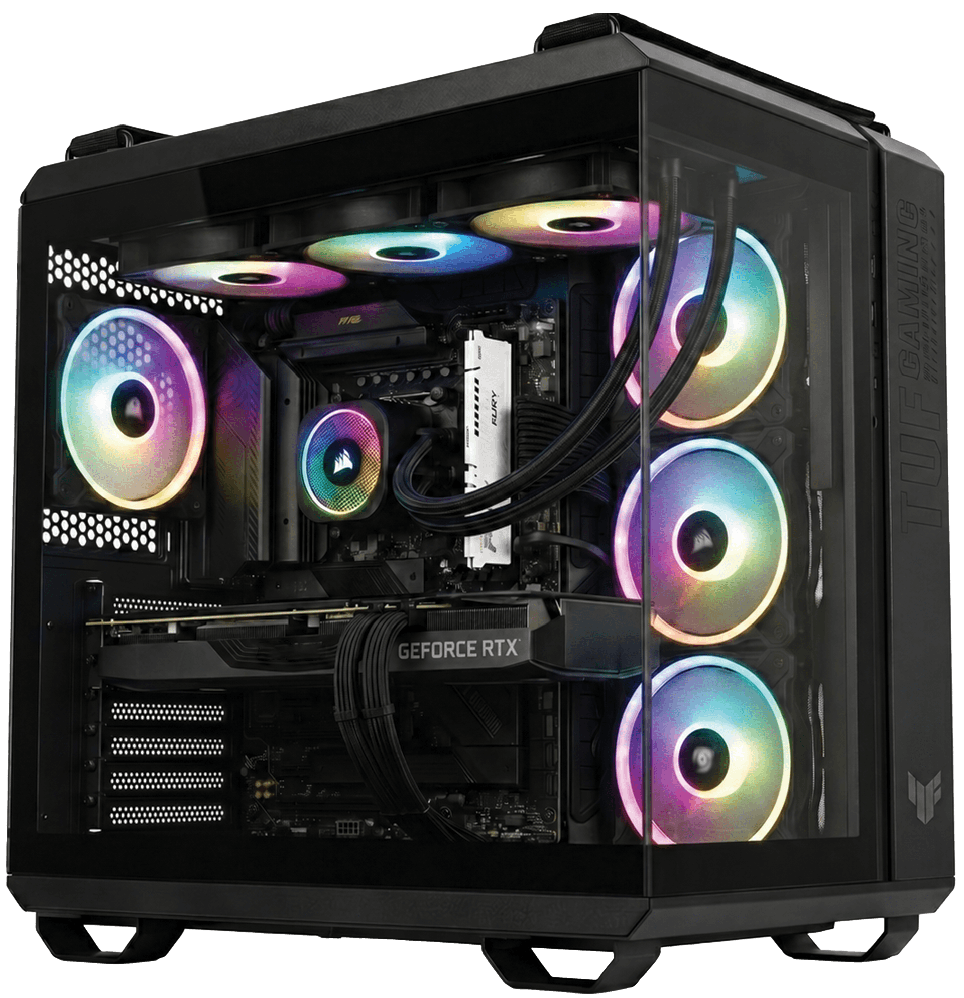 Intel Core Ultra 7 270K RTX 5070 Ti Gaming PC, 16GB DDR5, 360MM RGB Cooling, MSI Z890 Tomahawk WiFi, ASUS GT502 Horizon ARGB – Buy Online