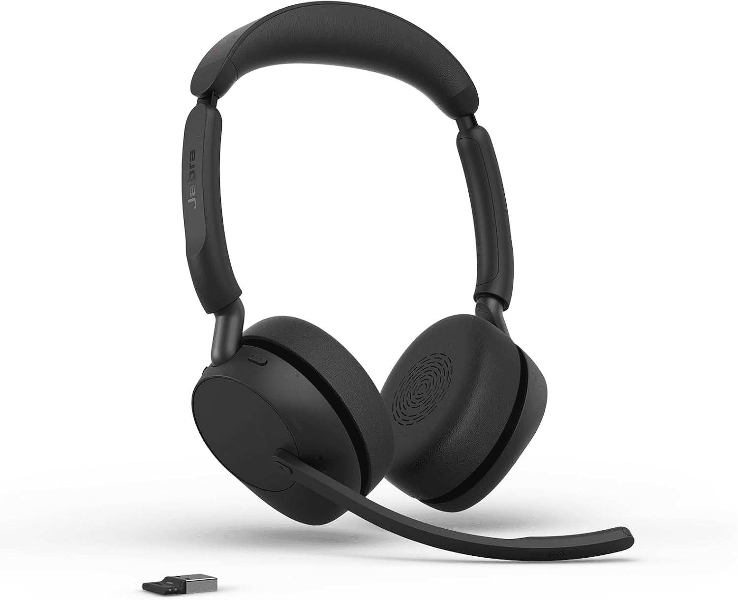 Jabra Evolve3 65 Stereo UC Wireless Headset with Link 390a USB-A Adapter, Active Noise Cancellation, Bluetooth 5.3, Jabra Air Comfort | 36599-989-999 – Buy Online