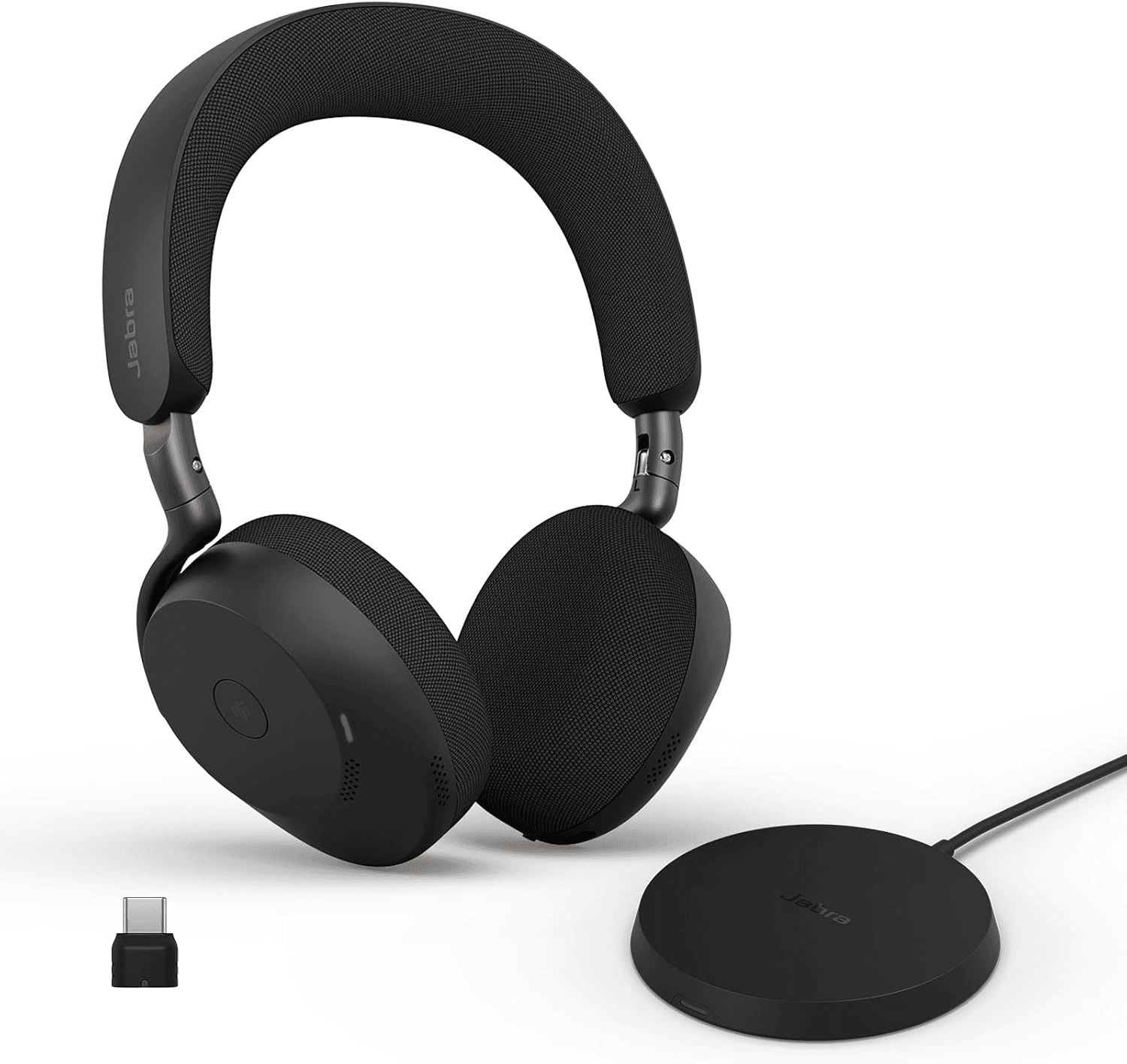 Jabra Evolve3 75 MS Wireless Headset with Desk Stand & Link 390c USB-C Adapter, Microsoft Teams Certified, Adaptive ANC, Bluetooth 5.3 | 37599-999-889 – Buy Online