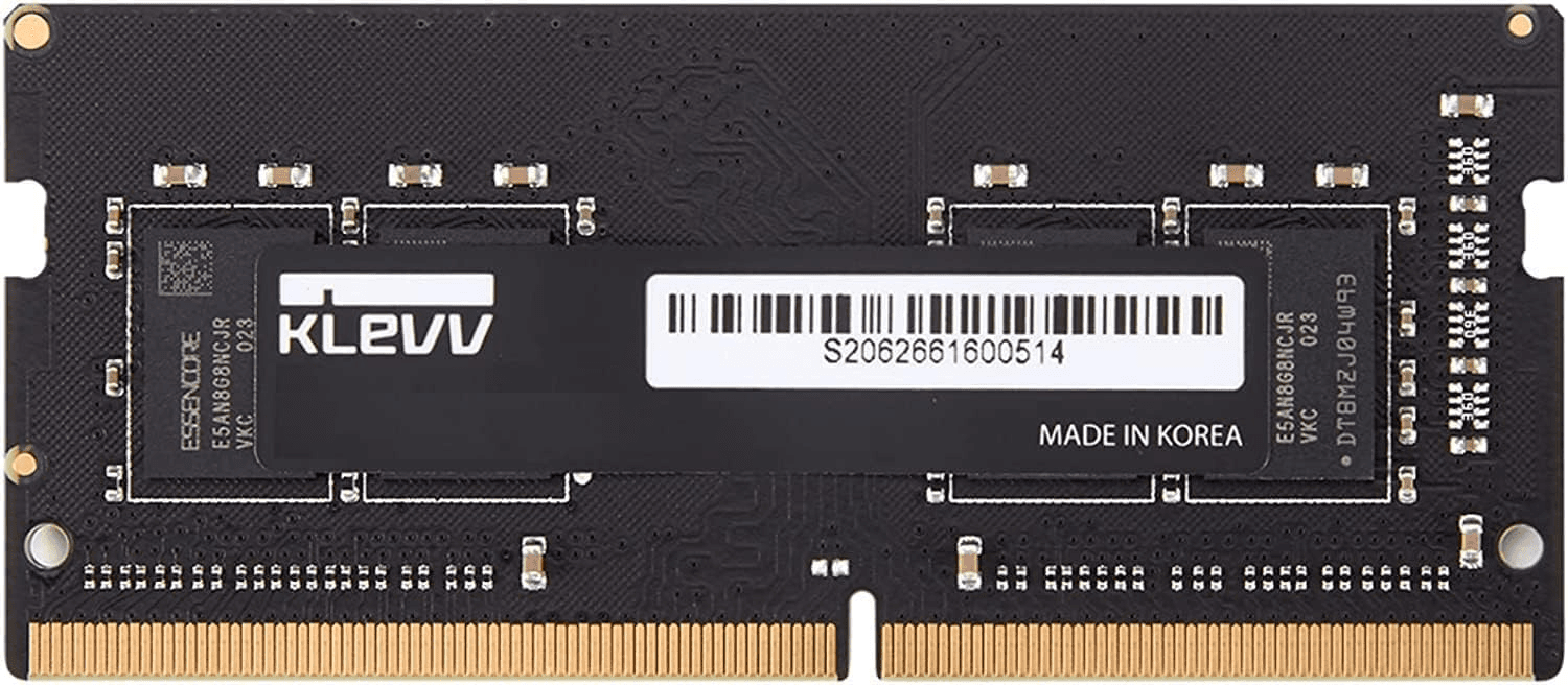 KLEVV 32GB DDR4 3200MHz CL22 1.2V SO-DIMM Laptop Memory RAM, SK Hynix Chips, Non-ECC 260-Pin | KD4BGSA80-32N220A – Buy Online