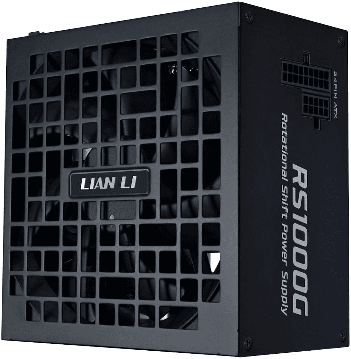 LIAN LI RS1000G 1000W Rotational Shift Power Supply, 80+ Gold, ATX 3.1, PCIe 5.1, RS Hub Built-In, Fully Modula, Black | RS1000G/BH – Buy Online