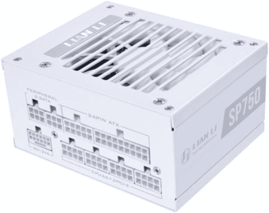 LIAN LI SP750 V2 Gold 750W White SFX Power Supply, ATX 3.1, PCIe 5.1, 12V-2x6 Cable, 80+ Gold Fully Modular | SP750 WHITE – Buy Online
