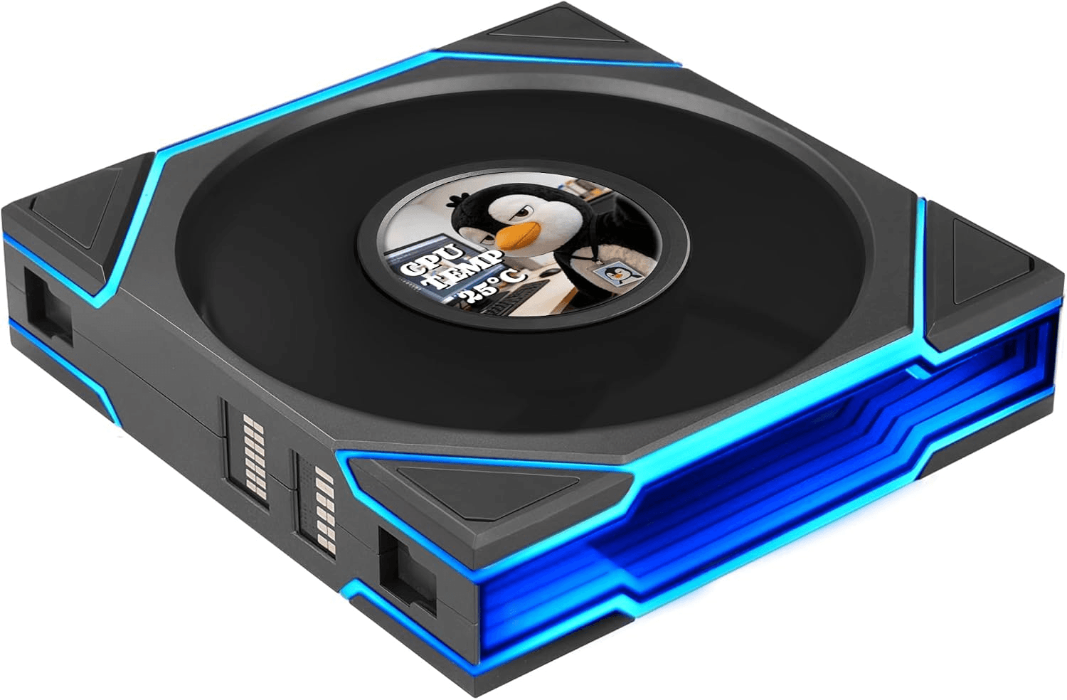 LIAN LI UNI FAN TL LCD FLEX 120 ARGB Single Gaming Case Fan, 1.6" IPS LCD Display, Liquid Crystal Polymer (LCP) Blades, Daisy-Chain Interlocking, Dual-Zone ARGB, Black | G9F.12TLLCD1F1B.00 – Buy Online