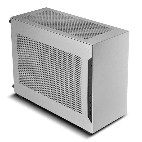 Lian Li DAN A4-H2O A5 Silver SFF Mini-ITX Gaming PC Case, 240mm AIO Liquid Cooling Support, Triple-Slot GPU Clearance, Anodized Aluminum Exterior | G99.A4H2OA5.00 – Buy Online