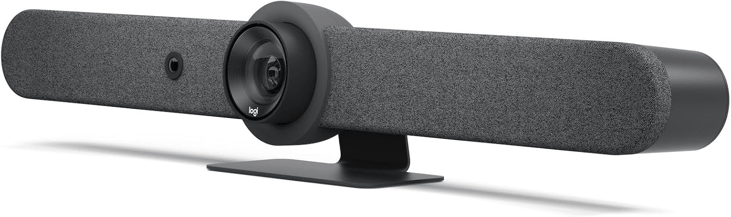 Logitech Rally Bar Graphite All-In-One Video Conferencing Bar, 4K Optical Camera, AI-Powered Auto-Framing, Beamforming Microphones, Premium Graphite | 960-001312 – Buy Online