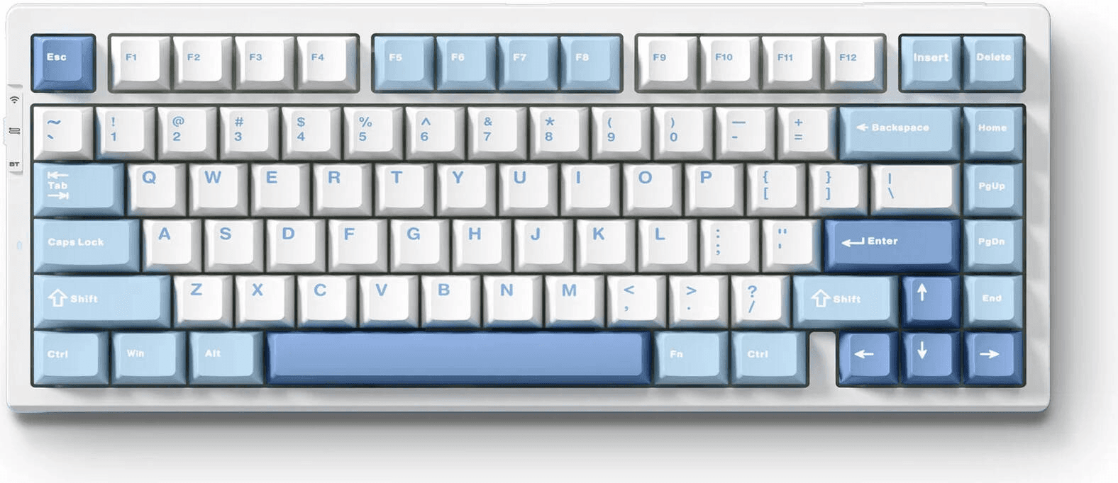 MCHOSE G75 Pro 75% RGB Tri-Mode Wireless Mechanical Gaming Keyboard, Cabbage Tofu Switch, Gasket Mount, Hot-Swappable, Double-Shot PBT Keycaps, Blue | G75-4A – Buy Online