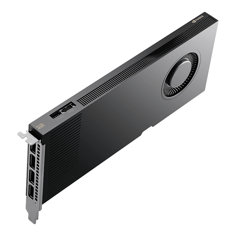PNY NVIDIA RTX PRO 4000 Blackwell Workstation 24GB GDDR7 ECC Graphics Card (GPU), 8960 CUDA Cores, Single-Slot, PCIe 5.0, 4x DisplayPort 2.1 | VCNRTXPRO4000-SB – Buy Online