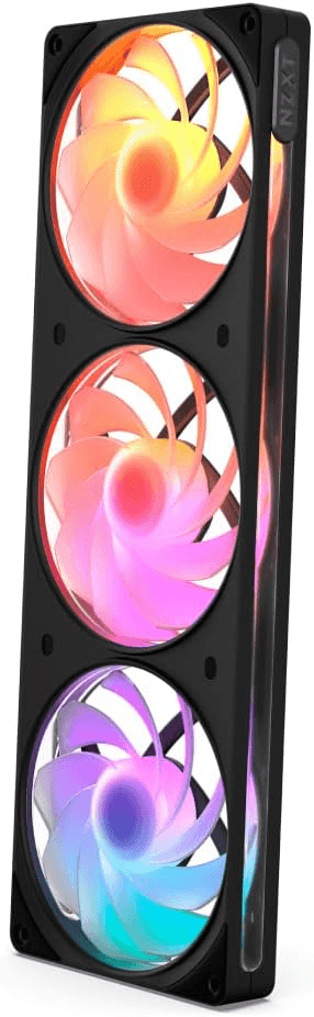 NZXT F360 RGB Reverse 360mm Single-Frame PWM Case Fan, Reverse Pitch, FDB, Black | RF-R236R-BF – Buy Online
