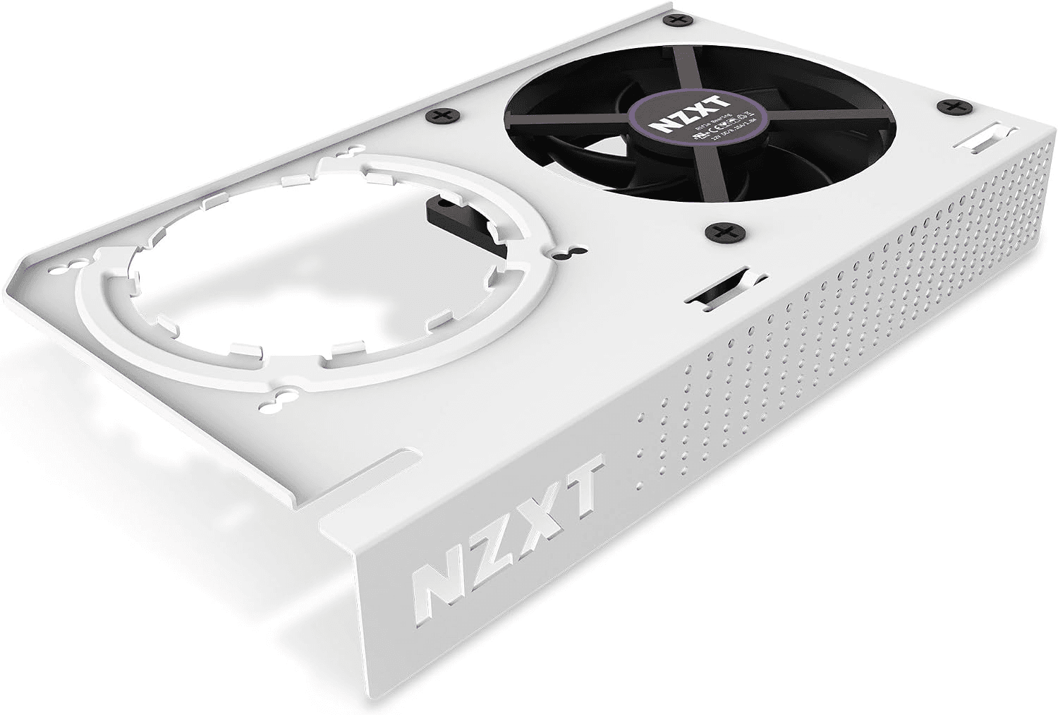 NZXT Kraken G12 GPU Liquid Cooling Mounting Kit, AIO Cooler Adapter with 92mm VRM Fan, Heavy-Duty Bracket for NVIDIA & AMD GPUs, White | RL-KRG12-W1 – Buy Online