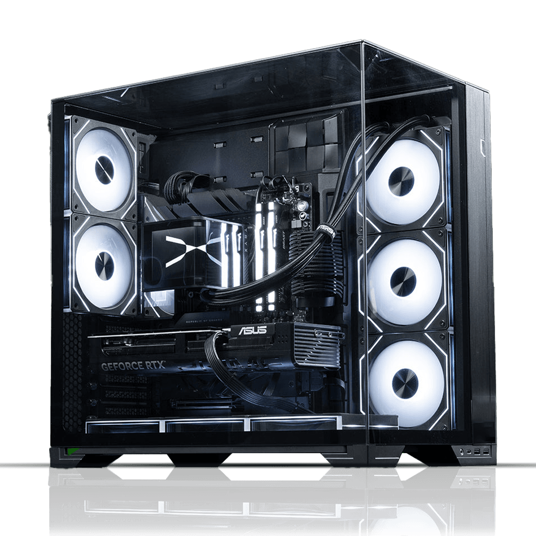 High-End Gaming & Rendering PC: Core i9-14900K, RTX 5080 16GB, 32GB DDR5, 1TB NVMe with 6.5" Curved 2K Liquid Cooler, 1000W