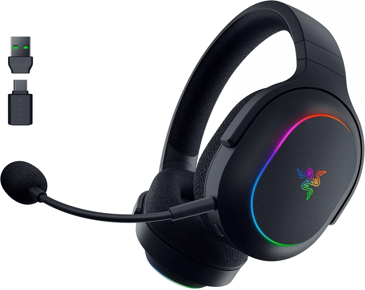 Razer Barracuda X Chroma Wireless Multi-Platform Gaming Headset, SmartSwitch Dual Wireless, 7.1 Surround, 6-Zone RGB, Black | RZ04-05220100-R3M1 – Buy Online