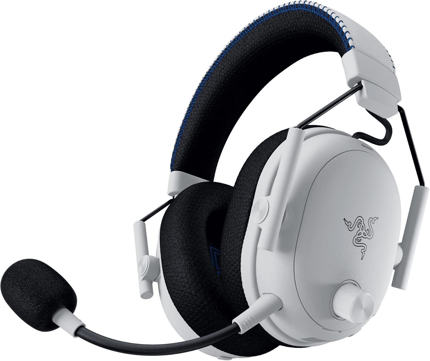 Razer BlackShark V3 Pro White Edition Wireless Esports Headset, Xbox, PS5, PC, ANC, HyperSpeed, Bluetooth, White | RZ04-05400400-R3G1 – Buy Online