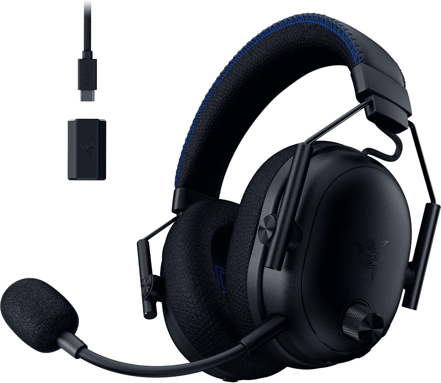 Razer BlackShark V3 Pro Wireless Esports Gaming Headset for PS5 & PC, Active Noise Cancellation, HyperSpeed Gen-2, Bluetooth, Black | RZ04-05400500-R3G1 – Buy Online