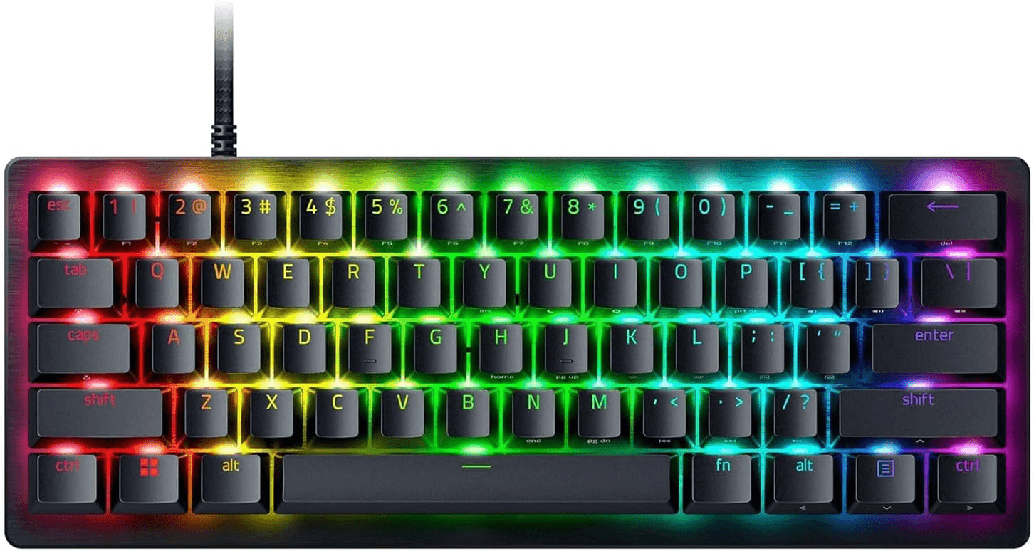 Razer Huntsman V3 Pro Mini 60% Analog Optical Esports Keyboard, Gen-2 Adjustable Switches, Rapid Trigger, Doubleshot PBT Keycaps, US Layout | RZ03-04990100-R3M1 – Buy Online