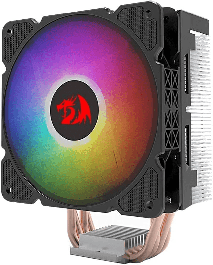Redragon Effect CC-2000 CPU Air Cooler, 120mm ARGB PWM Fan, 4 Direct-Contact Copper Heat Pipes, High-Density Aluminum Heatsink for Intel & AMD | CC-2000 – Buy Online