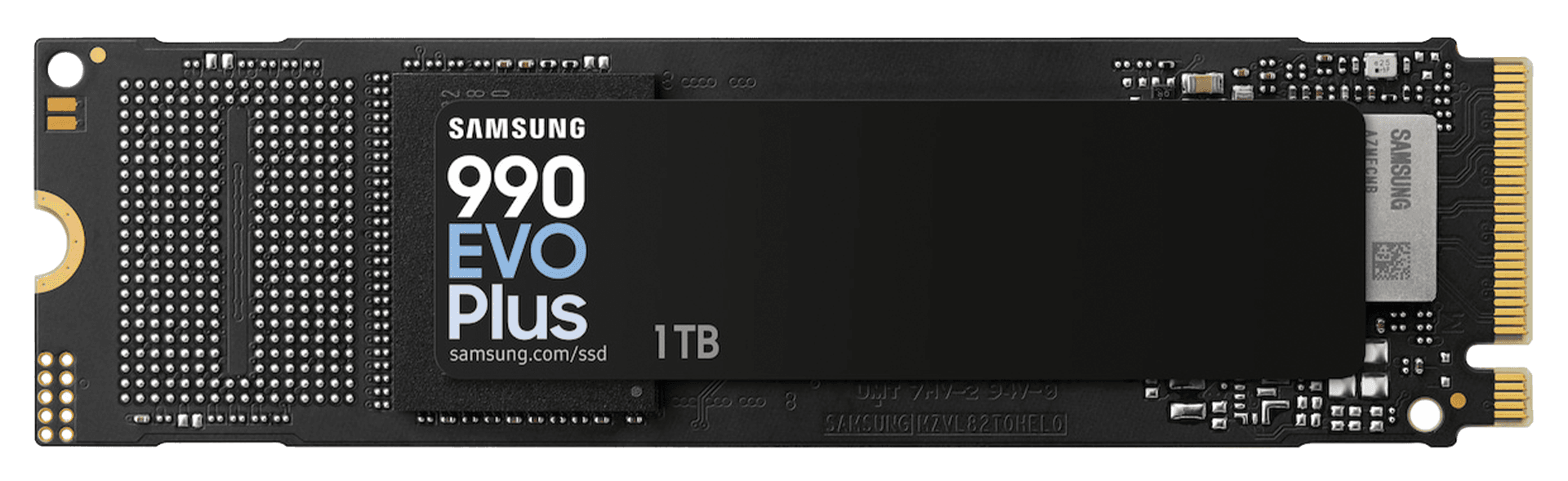 SAMSUNG 990 EVO Plus 1TB PCIe 4.0 x4 / 5.0 x2 NVMe M.2 SSD, Up to 7150 MB/s Read Speed | MZ-V9S1T0B/AM – Buy Online