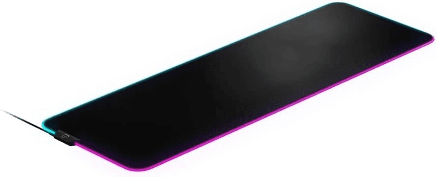 SteelSeries QcK Prism XL Cloth RGB Gaming Mouse Pad, Dynamic 2-Zone RGB Backlighting, PrismSync, Micro-Woven Cloth, 900x300mm, Black | 63826 – Buy Online