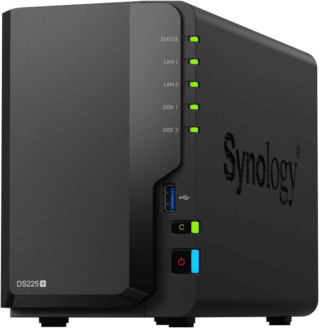Synology DiskStation DS225+ 2-Bay NAS Enclosure, Intel Celeron J4125, 2.5GbE LAN, 2 GB DDR4 non-ECC | DS225+ – Buy Online