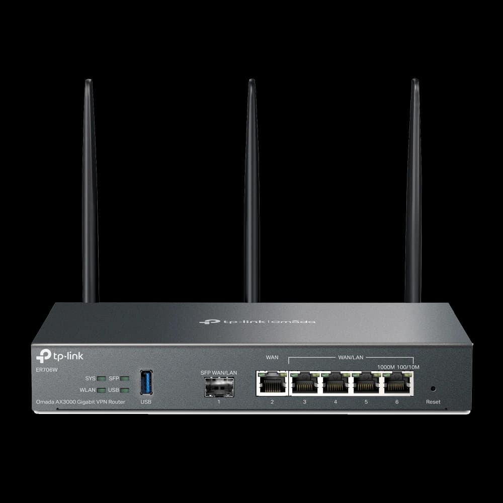 TP-Link Omada ER706W AX3000 Wireless Gigabit VPN Router, WiFi 6, Dual-Band, Omada SDN Integrated | ER706W – Buy Online