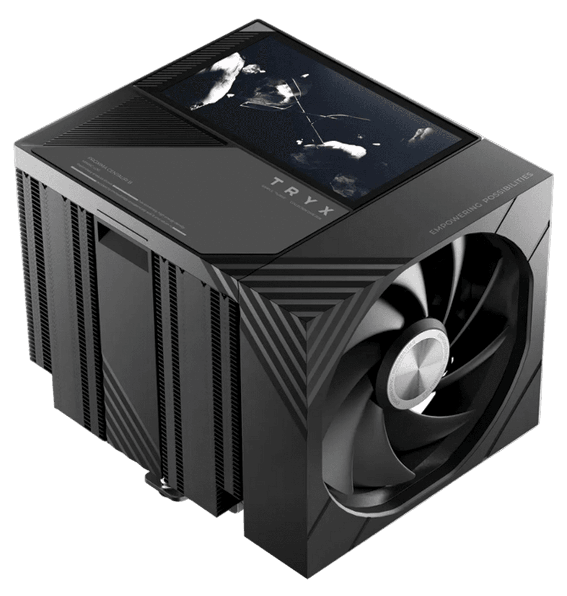 TRYX TURRIS T620N 5.0" Display Dual Fan CPU Air Cooler, Premium Heatsink Tower, Black | H-T620N-DM2M-G0K – Buy Online