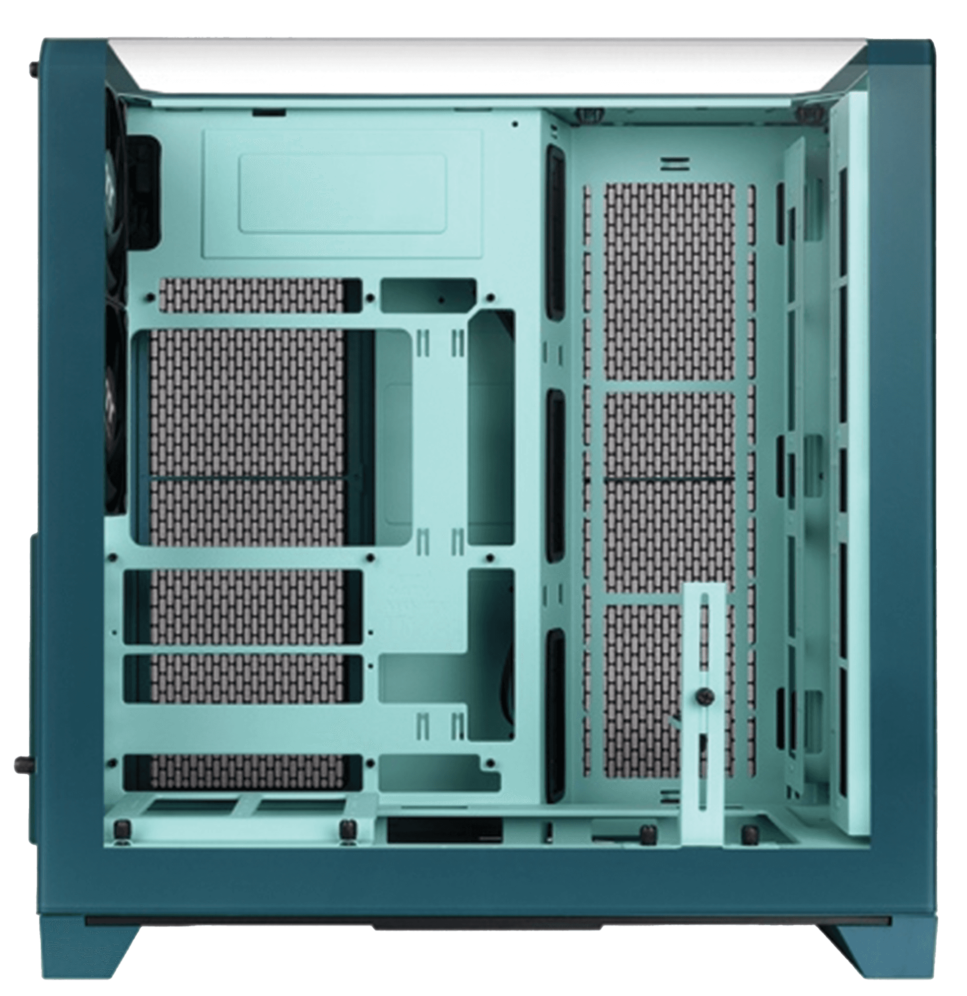Thermaltake View 390 Air ARGB Mid Tower Case, Curved Tempered Glass, Transformative Teal | CA-11F-00MTWN-00 – Buy Online
