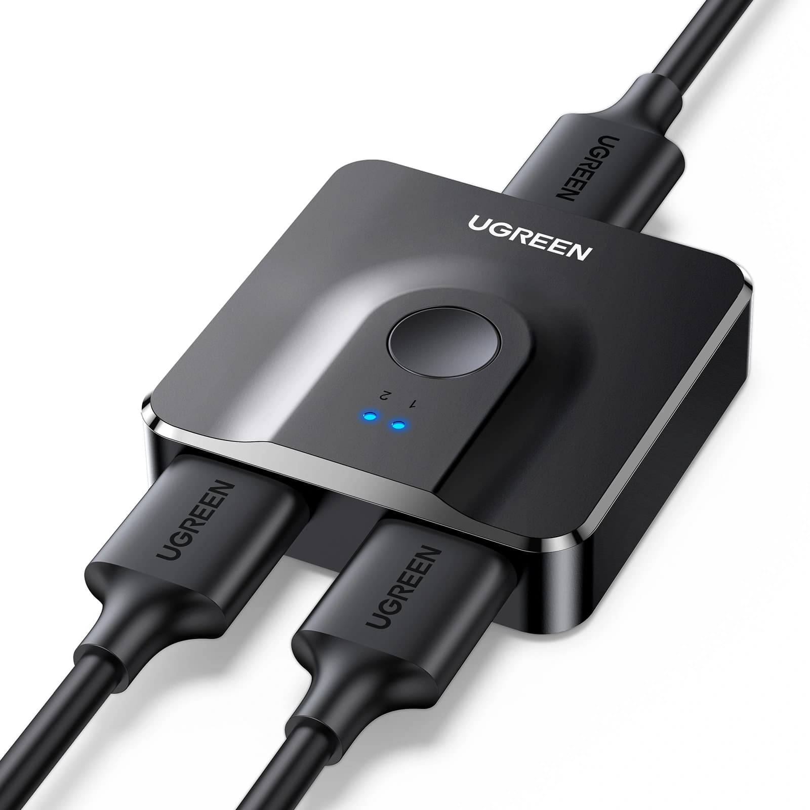 UGREEN CM217 HDMI Switcher & Splitter, 4K@60Hz, 2 In 1 Out / 1 In 2 Out, 18Gbps Bandwidth, Plug & Play | 50966 – Buy Online