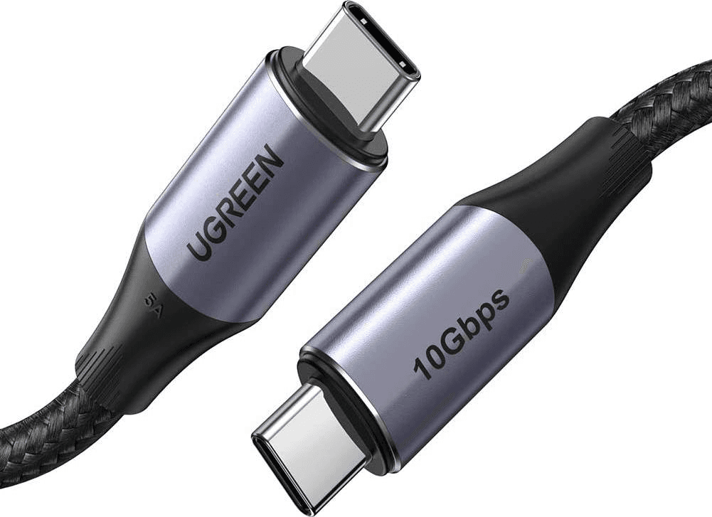UGREEN Type-C to Type-C 1 Meter Gen 2 Cable, 240W Power Delivery, 10Gbps Data Transfer & 4K 60Hz Video Support | US355-80150B – Buy Online