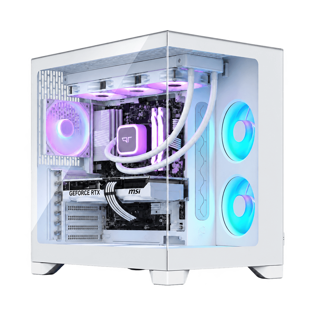 White Gaming & Workstation PC, Intel Core Ultra 9 285K, White RTX 5070 Ti 16GB GDDR7, 32GB DDR5, 1TB SSD, 1000W – Buy Online