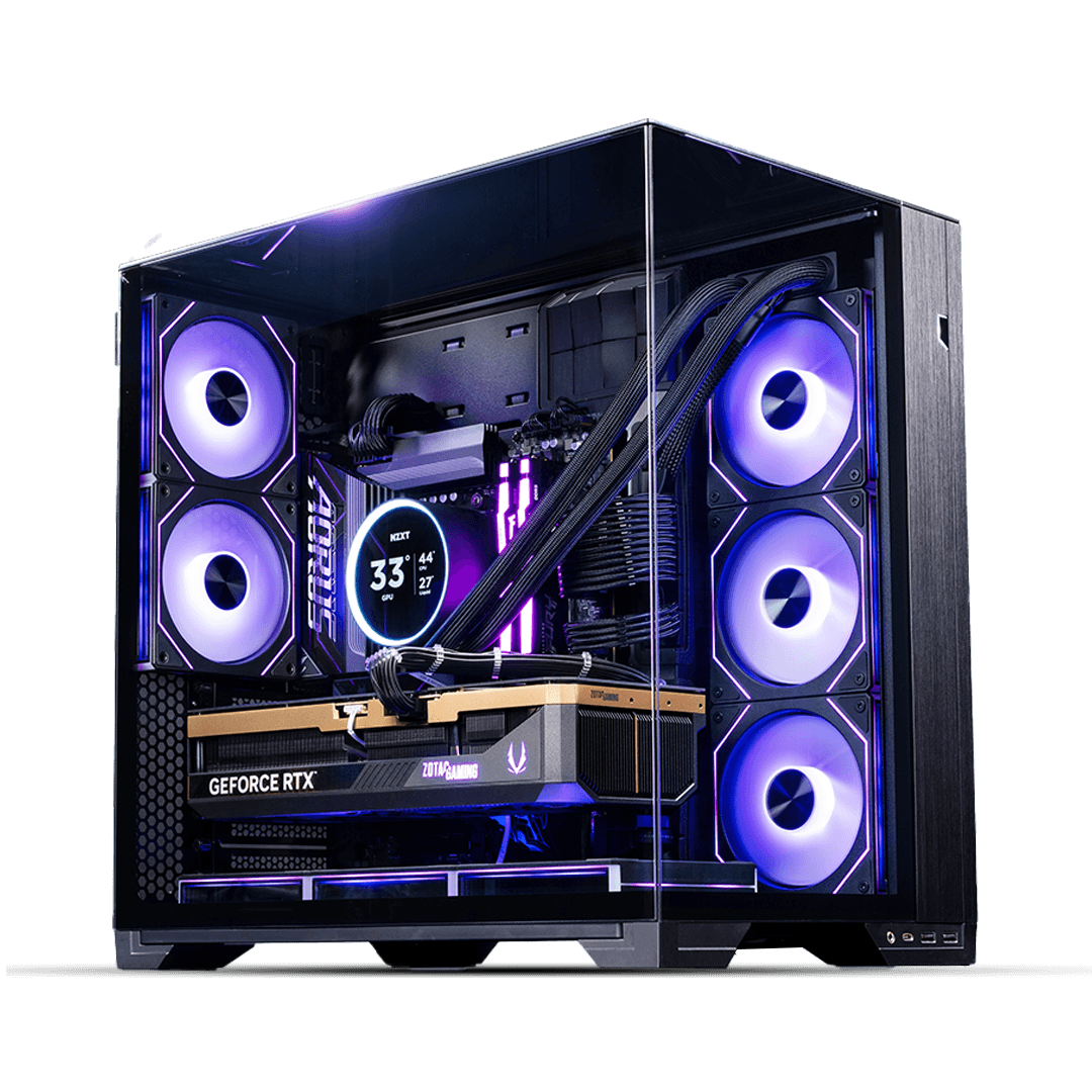 Gaming PC, AMD Ryzen 7 9800X3D, ZOTAC RTX 5080 16GB GDDR7, 32GB DDR5, 1TB SSD, Lian Li O11 Vision Compact – Buy Online