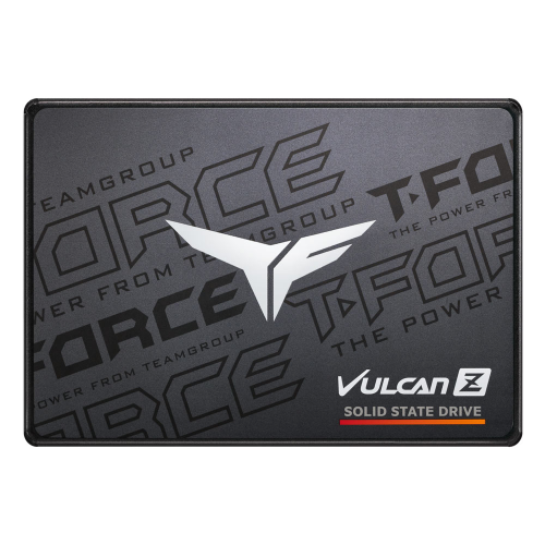 Team Group T-Force VULCAN QLC 2.5" 2TB SATA-III 3D NAND Internal Solid State Drive, Black Sequental Read and Write 550/500 MB/s, MTBF 1,000,000 Hours| T253TY002T0C101