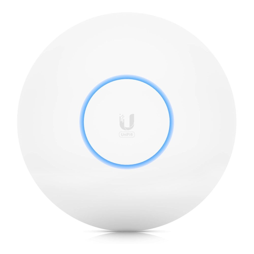  Ubiquiti UniFi 6 Pro Access Point, Dual Band WiFi 6, 300+ Concurrent Client Capacity, 5 GHz (4x4 MIMO), 2.4 GHz (2x2 MIMO) Bands, Guest Traffic Isolation, White | U6-Pro