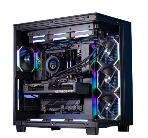 Nanotech High End Super Gaming and Rendering PC, Ryzen 7800X3D, RTX 4070TI SUPER 16GB, 64GB 6000MHz DDR5, 990 PRO 4TB (2*2), 1000w PSU, Wi-Fi + BT + 1 Year Warranty