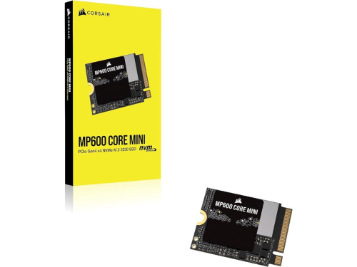 Corsair MP600 CORE Mini 2TB M.2 NVMe PCIe x4 Gen4 2 SSD – M.2 2230 – Up to 5,000MB/sec Sequential Read QLC NAND – Great for Steam Deck, ASUS ROG Ally, Microsoft Surface Pro .CSSD-F2000GBMP600CMN