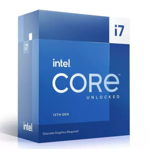 Intel Core i7-13700KF 3.4GHz Processor, 13th Gen LGA1700, 16 Cores, 24 Threads, 30M Cache, 128 GB Max Memory, 5.4GHz Max Turbo Freq, 2 Channel DDR5-5600, 3.4GHz P-Core Clock Speed | BX8071513700KF