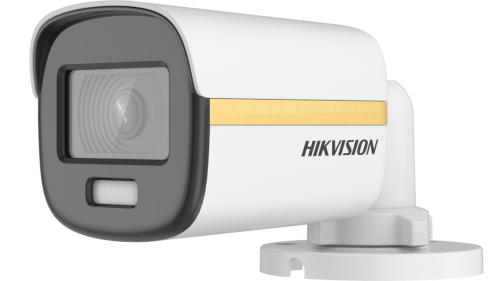 HIKVISION 2 MP ColorVu Fixed Mini Bullet Camera High quality imaging with 2 MP, 1920 × 1080 resolution. DS-2CE10DF3T-F